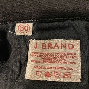 J Brand black jeans 30